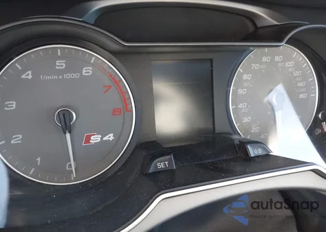 2013 Audi S4 3.0T Premium Plus from USA, damaged, VIN WAUBGAFL6DA104341